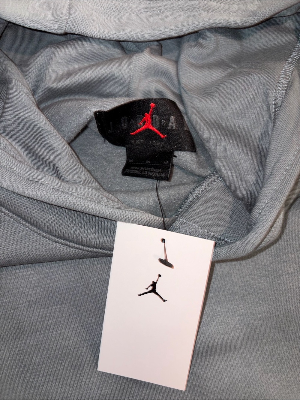 Nike Air Jordan Swoosh Brooklyn Fleece Pullover Hoodie II2593-065 Men’s Sz: M - Picture 4 of 7
